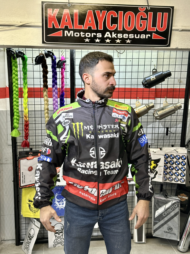 Kawasaki Paraşüt Kumaş Ceket