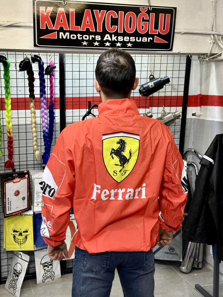 Ferrari & Marlboro Paraşüt Kumaş Ceket