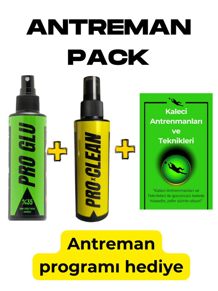 ANREMAN PACK- PRO GLU , PRO CLEAN , Kaleci ANTREMANLARI VE TEKNİKLERİ , ANREMAN PROGRAMI HEDİYE
