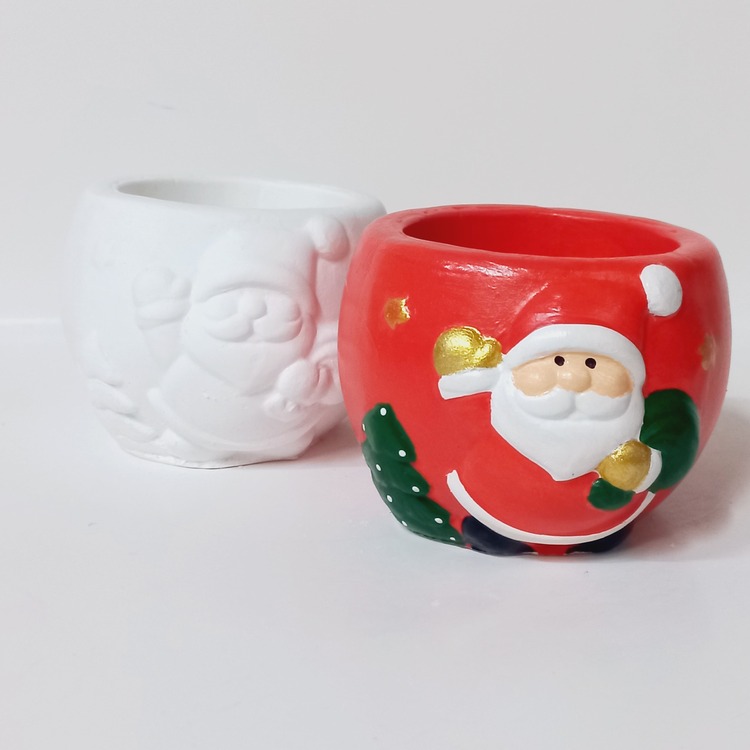 Noel Baba Saksı Silikon Kalıp - K7540
