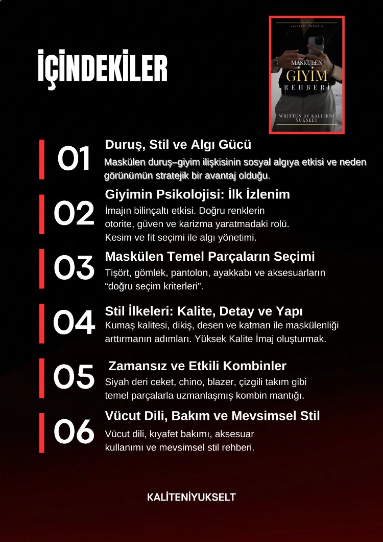 Maskulen Giyim Rehberi: Giyiminle Dikkatleri Üstüne Çek