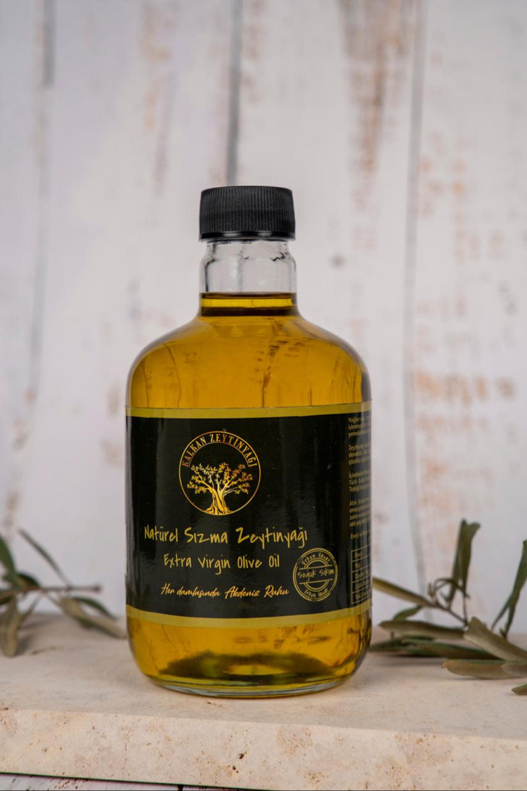 Soğuk Sıkım Natürel Sızma Zeytinyağı 0.5 Lt