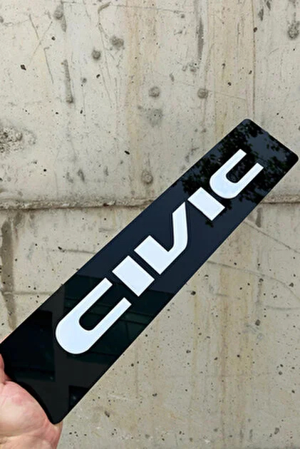 Civic dekor plaka