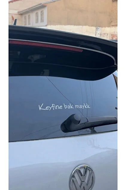 Keyfine bak mayk Sticker