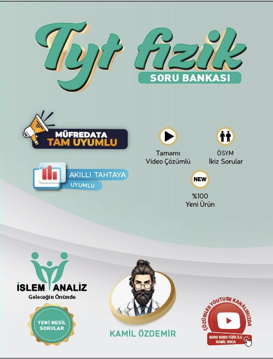 TYT Fizik Soru Bankası (Tüm Fasiküller Bir Arada – Final Baskı)