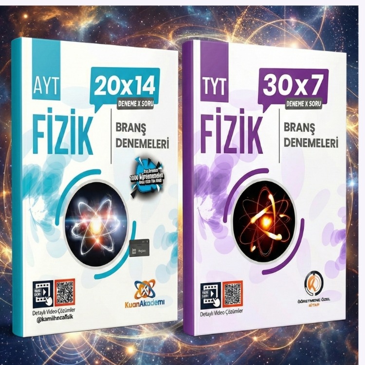 Fizik Net Artıran Deneme Seti: TYT (30x7) + AYT (20x14)
