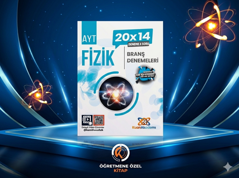 Kuan Akademi AYT Fizik 20x14 Branş Denemeleri (Video Çözümlü)
