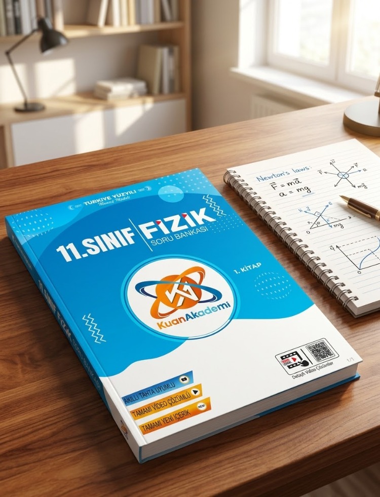 KuanAkademi 11. Sınıf Fizik Soru Bankası - Yeni Maarif Modeli Uyumlu