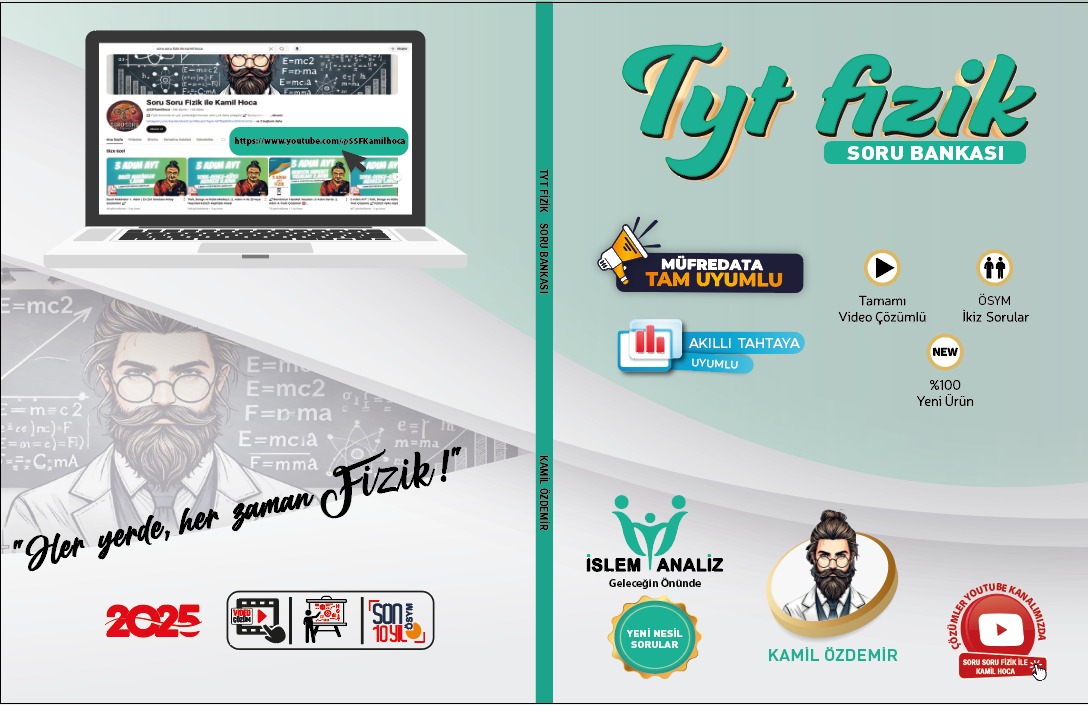 TYT Fizik Soru Bankası – Fasikül 2 (29 Test – 200 Soru – 68 Sayfa)
