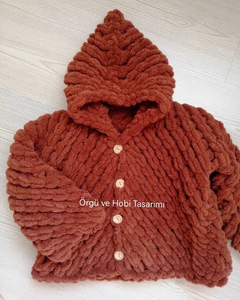 Puffy bebek hırka 