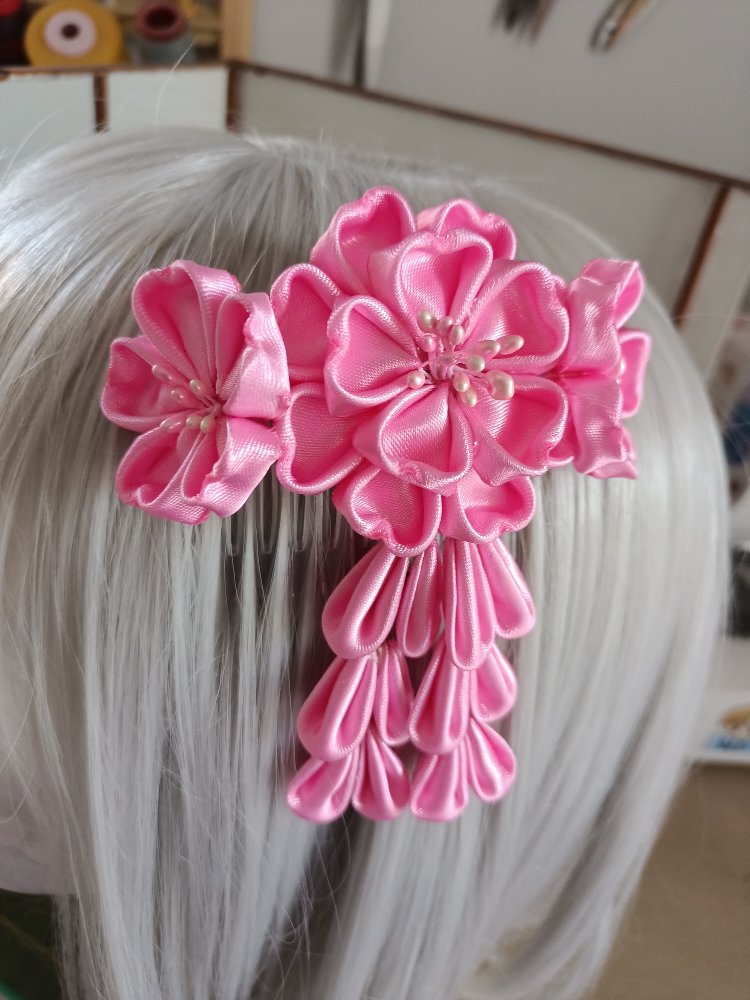 Katmerli Sakura Tarak Pembe