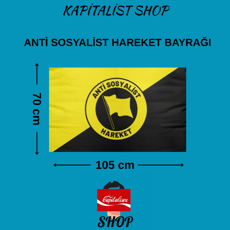 ANTİ SOSYALİST HAREKET BAYRAĞI(büyük)