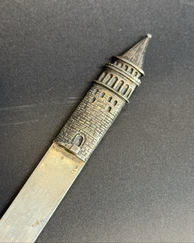 Gümüş zarf açacağı 17 cm