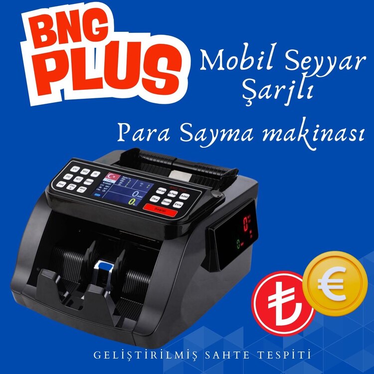 Şarjlı para sayma makinesi