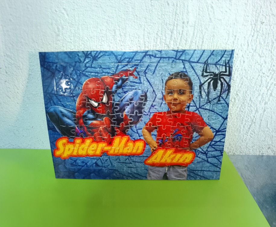 Kişiye Özel Fotoğraf Baskılı Süblimasyon Dikdörtgen Puzzle A4 - 99 Parça