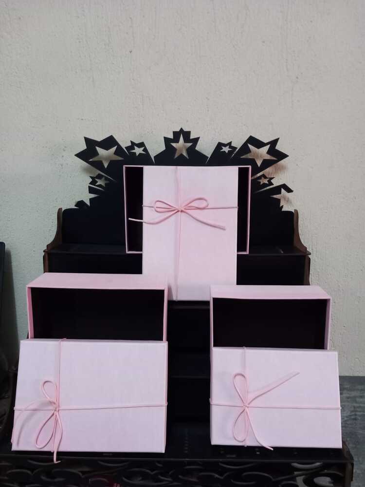 PEMBE RENK 3LÜ HEDİYE KUTUSU