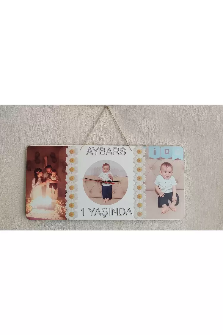 Baskılı Ve Yazılı Saat 63x29,7cm Ölçüler
