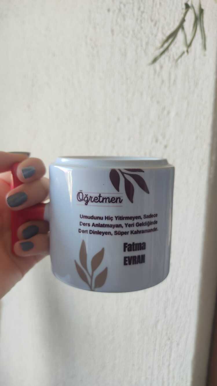kişiye özel öğretmenler günü kupa hediye adet 1 