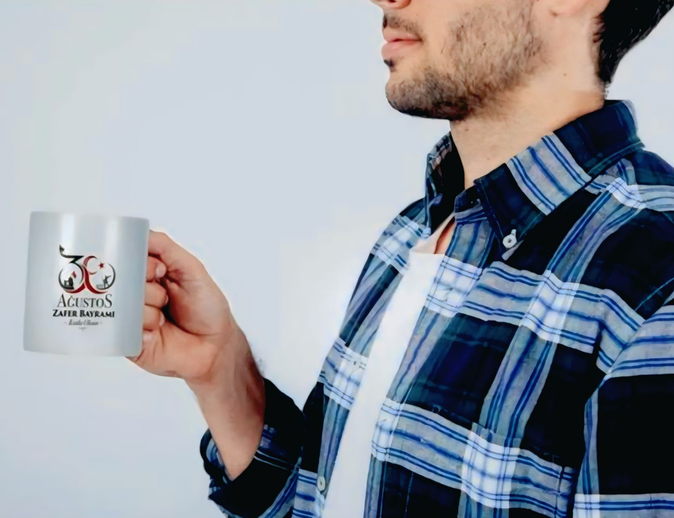 30 Ağustos Zafer Bayramı Kupa Baskı Logo