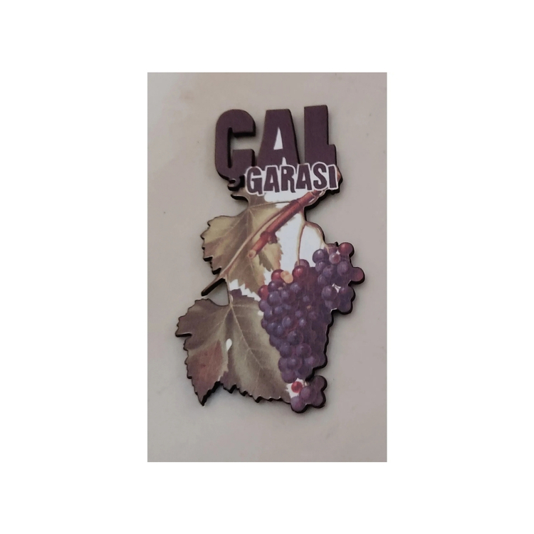 Buzdolabı Magneti Çal Garası Yazılı 10x6cm