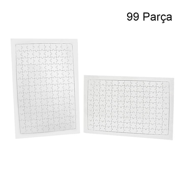 Kişiye Özel Fotoğraf Baskılı Süblimasyon Dikdörtgen Puzzle A4 - 99 Parça