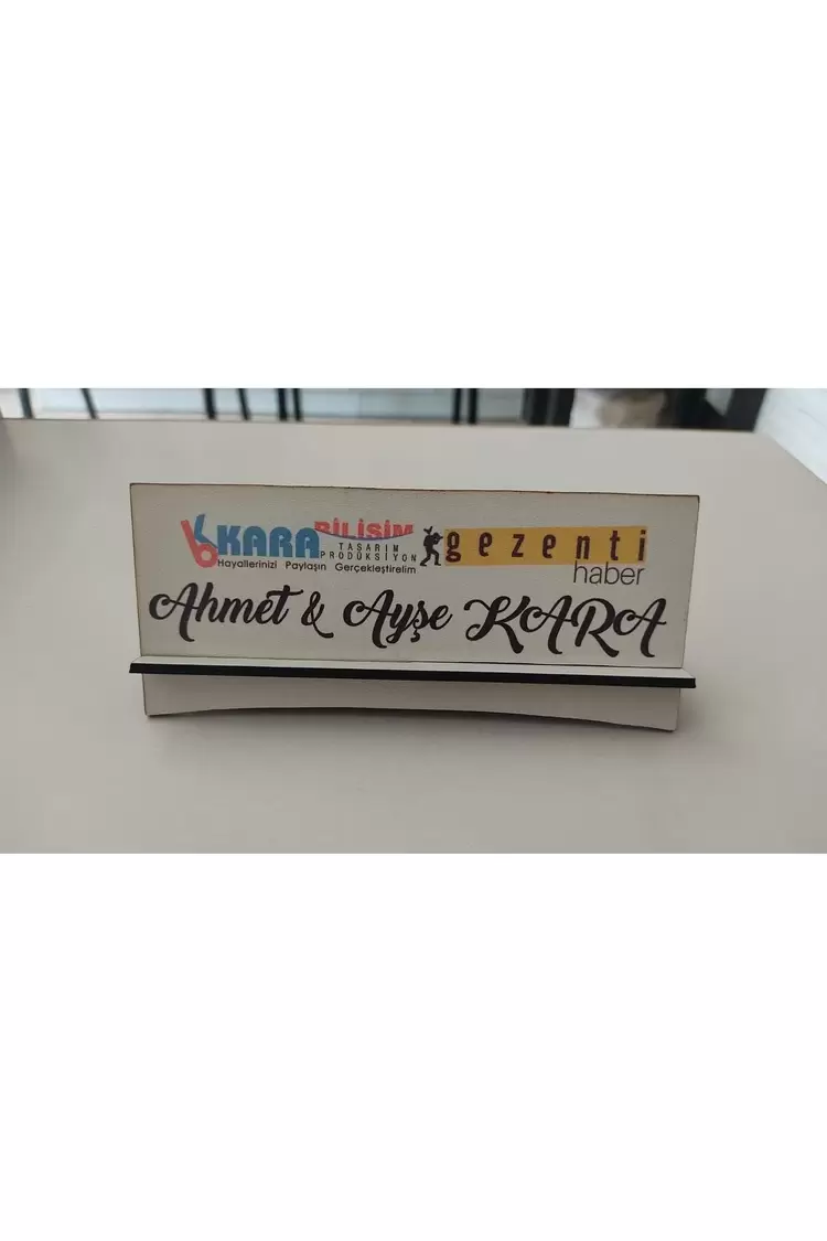 Ahşap Lazer Kesim Ve Süblimasyon İsimlik
