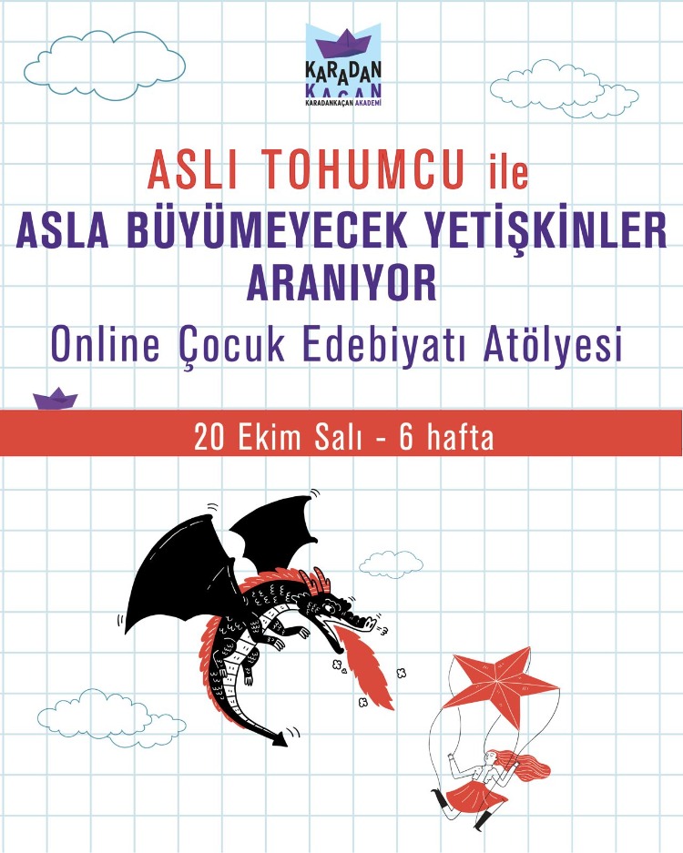 Aslı Tohumcu ile Çocuk Edebiyatı Atölyesi