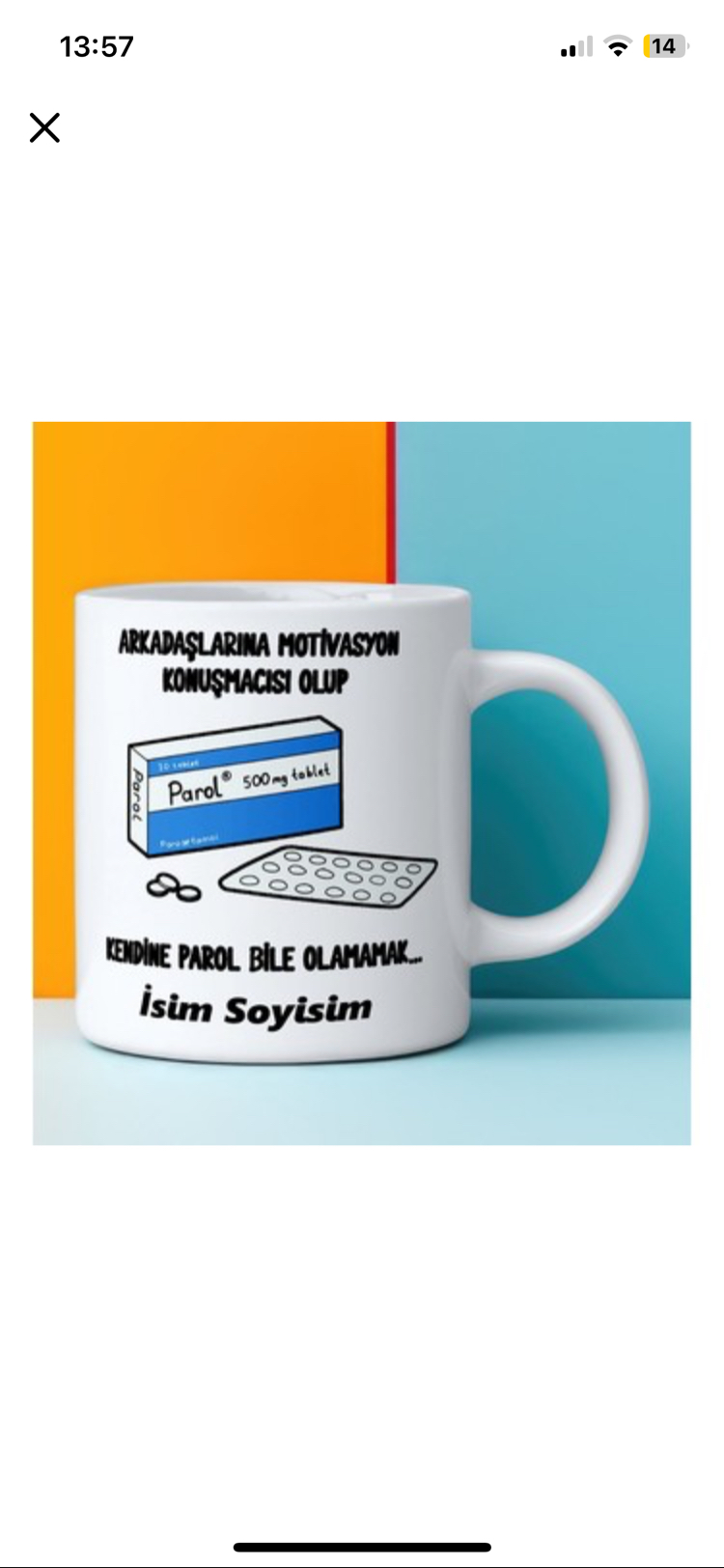 KİŞİYE ÖZEL TASARIM KUPA BARDAK 