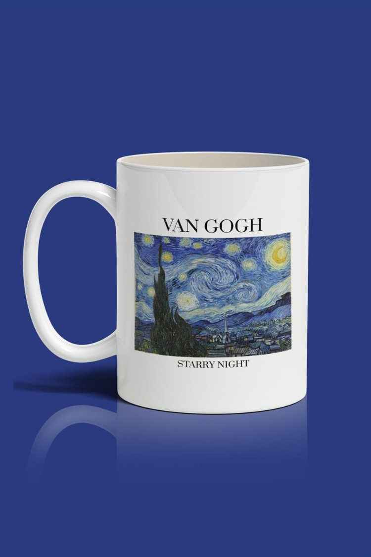vincent van gogh baskılı kupa bardak 