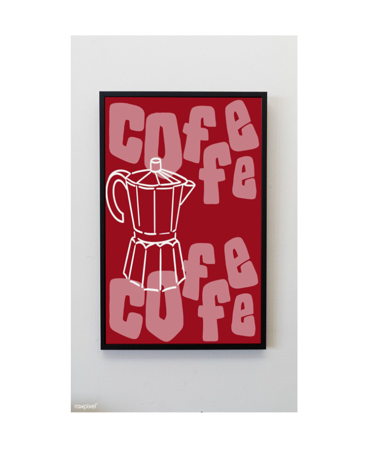 KAHVE KÖŞESİ POSTER