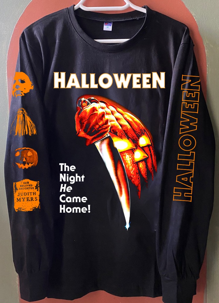 Halloween - Film - Uzun Kollu Tshirt (Cadılar Bayramı, John Carpenter)