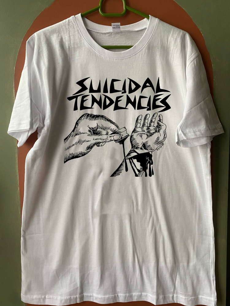 Suicidal Tendencies - Beyaz Tshirt (Crossover, thrash , hardcorepunk, funk metal, skate)