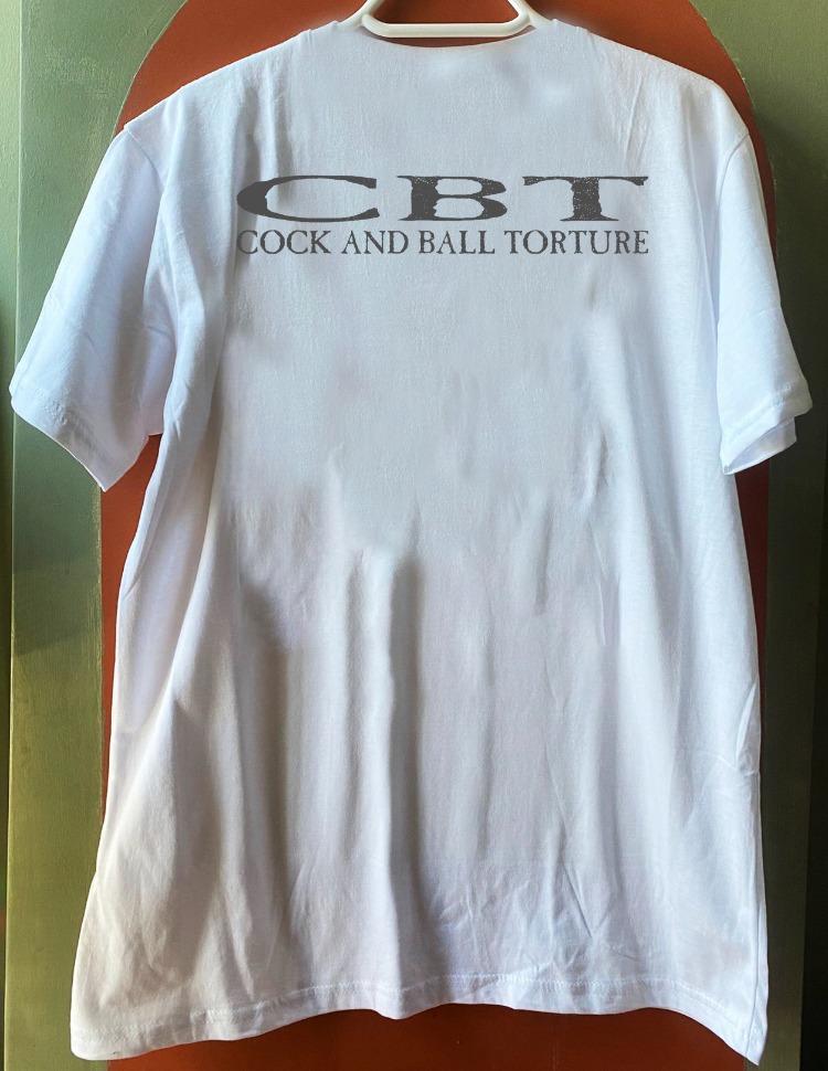Cock and Ball Torture - Sadochismo - Beyaz Tshirt (Arka baskı opsiyonel) (Goregrind)