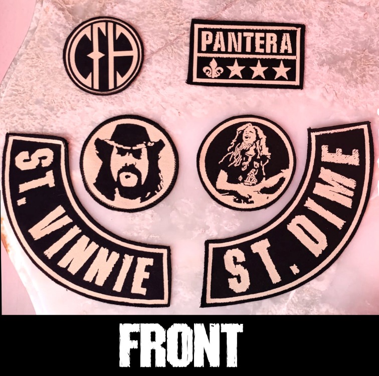 Pantera - Full Patch Set - (Dimebag Darrell, Vinnie) (10 parça) (Groove Metal)