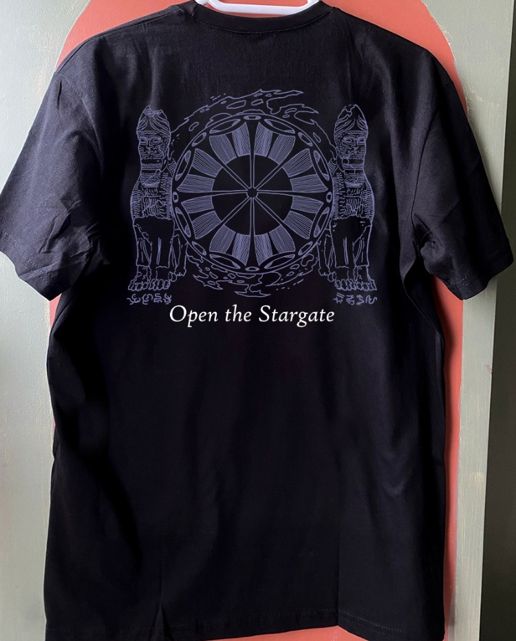 Blood Incantation - Stargate 2 - Tshirt (Arka baskı opsiyonel) (Death Metal)