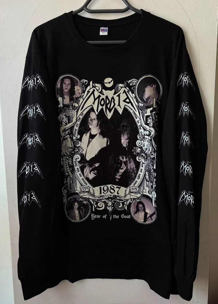Morbid - Year of the Goat - Uzun Kollu Tshirt (Black, Death, Thrash Meta) 