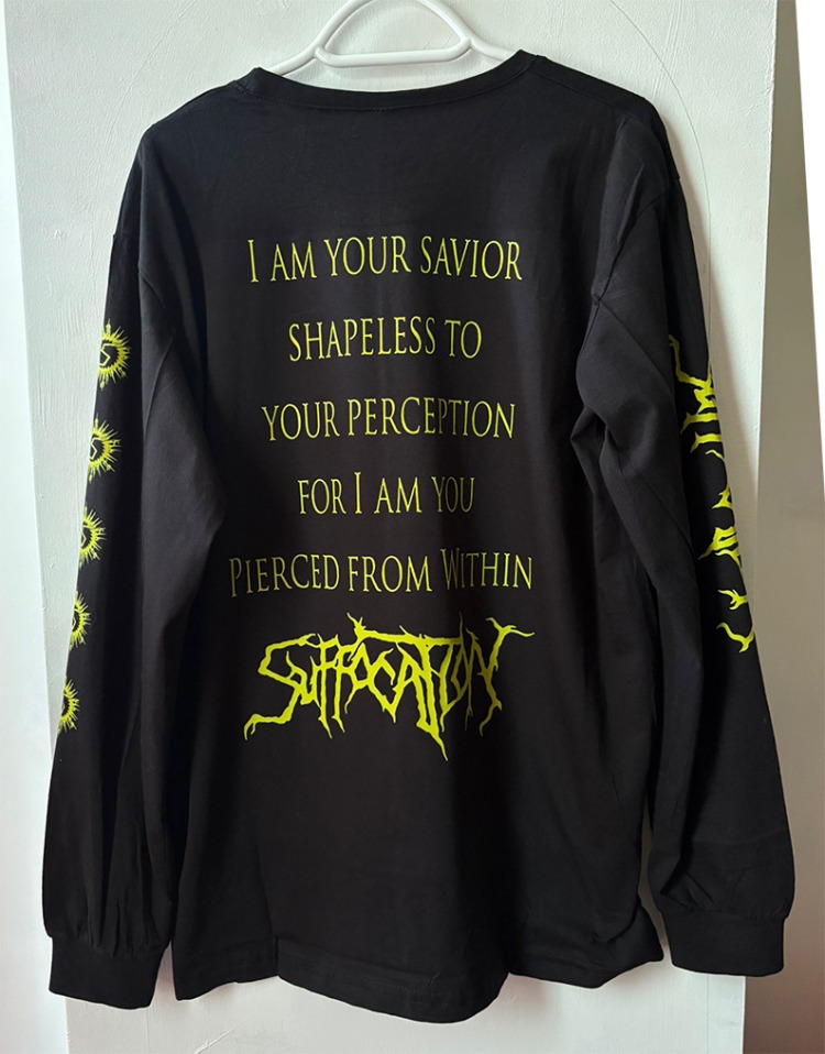 Suffocation - Pierced from Within - Uzun Kollu Tshirt (Arka baskı opsiyonel)