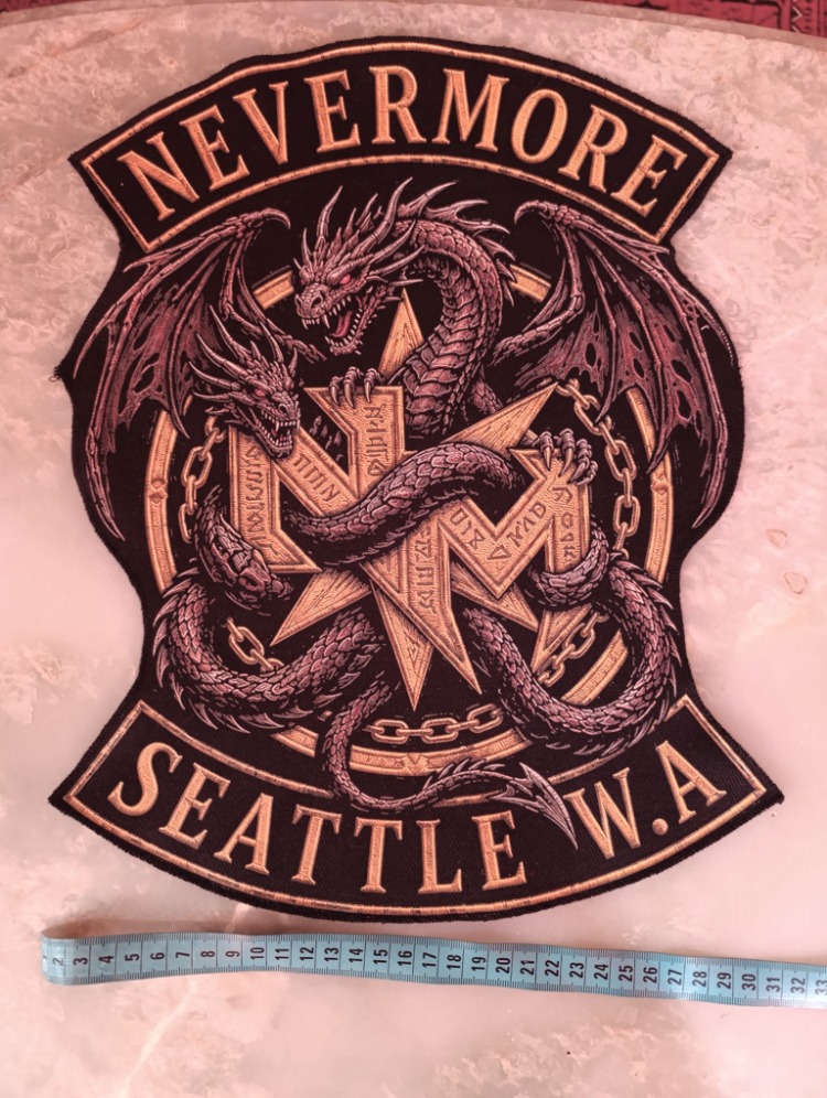 Nevermore - BackPatch (30cm) (Groove, Progressive Metal)