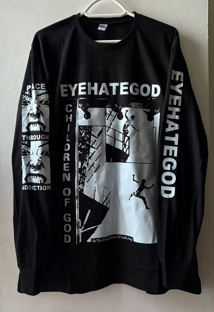 Eyehategod - In the Name Of Suffering - UZUN KOLLU SİYAH Tshirt (Arka baskı ops)