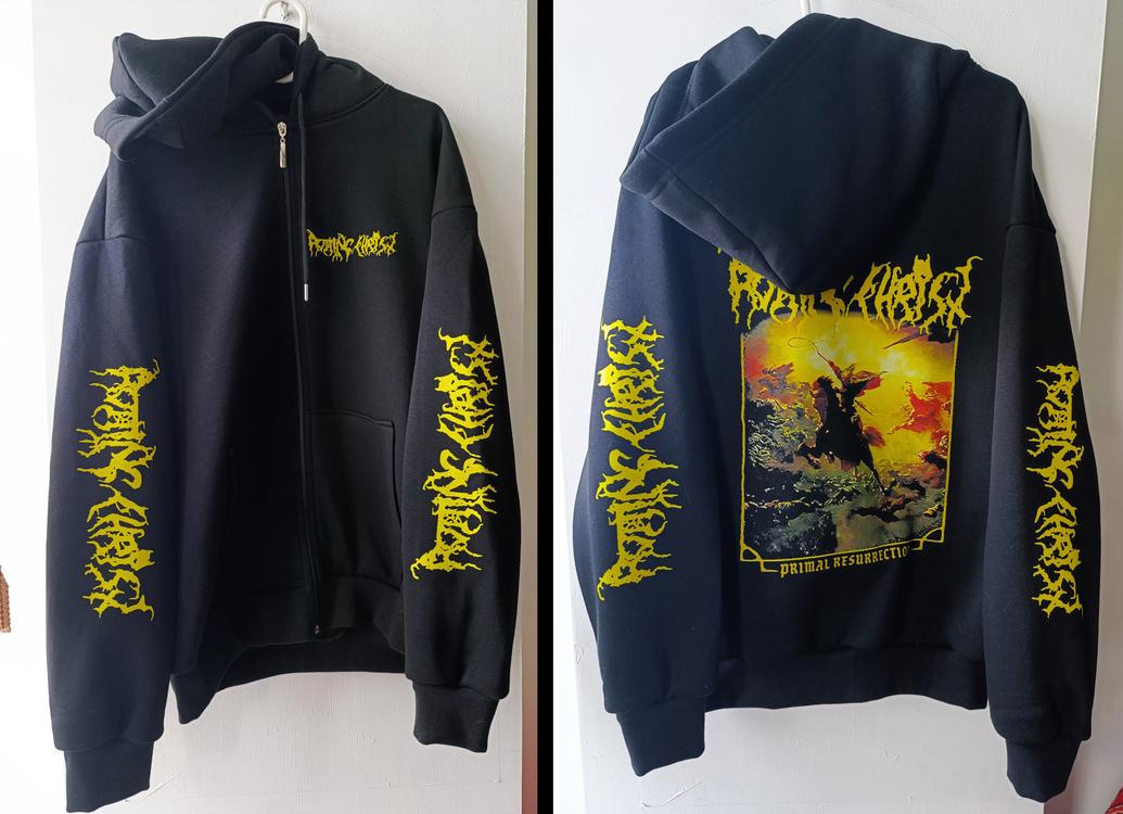 Rotting Christ - Primal Resurrection - Fermuarlı Hoodie (Black Metal)
