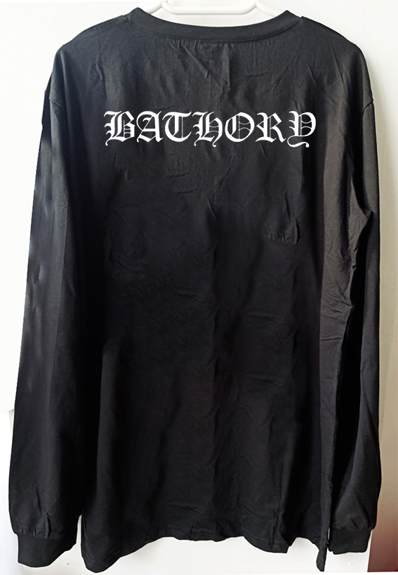 Bathory - Bathory  - Uzun Kollu - Tshirt (Arka baskı opsiyonel) (Black Metal)