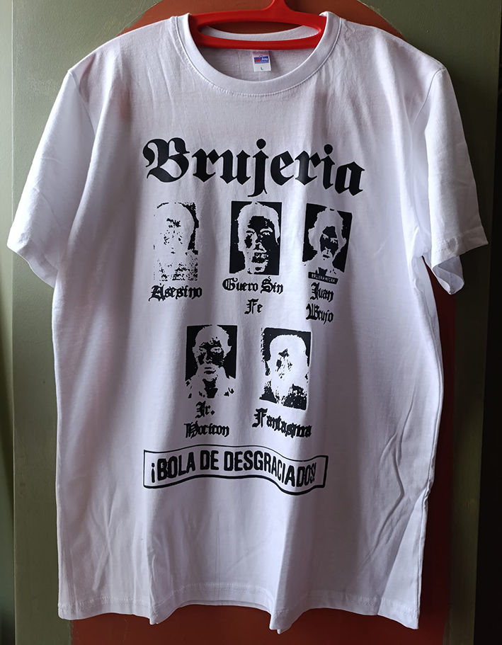 Brujeria- Band Photo Beyaz - Tshirt ( Death / Groove Metal / Grindcore )