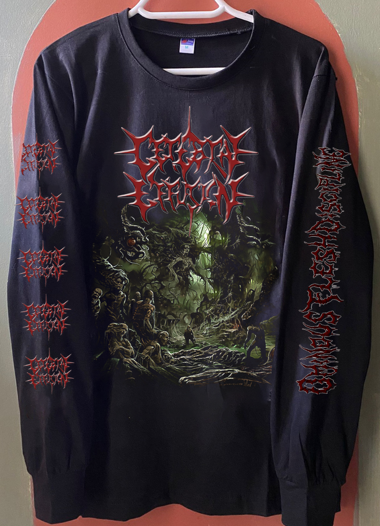 Cerebral Effusion - Ominous Flesh Discipline - Uzun Kollu Tshirt (Arka baskı ops.) (Brutal Death)