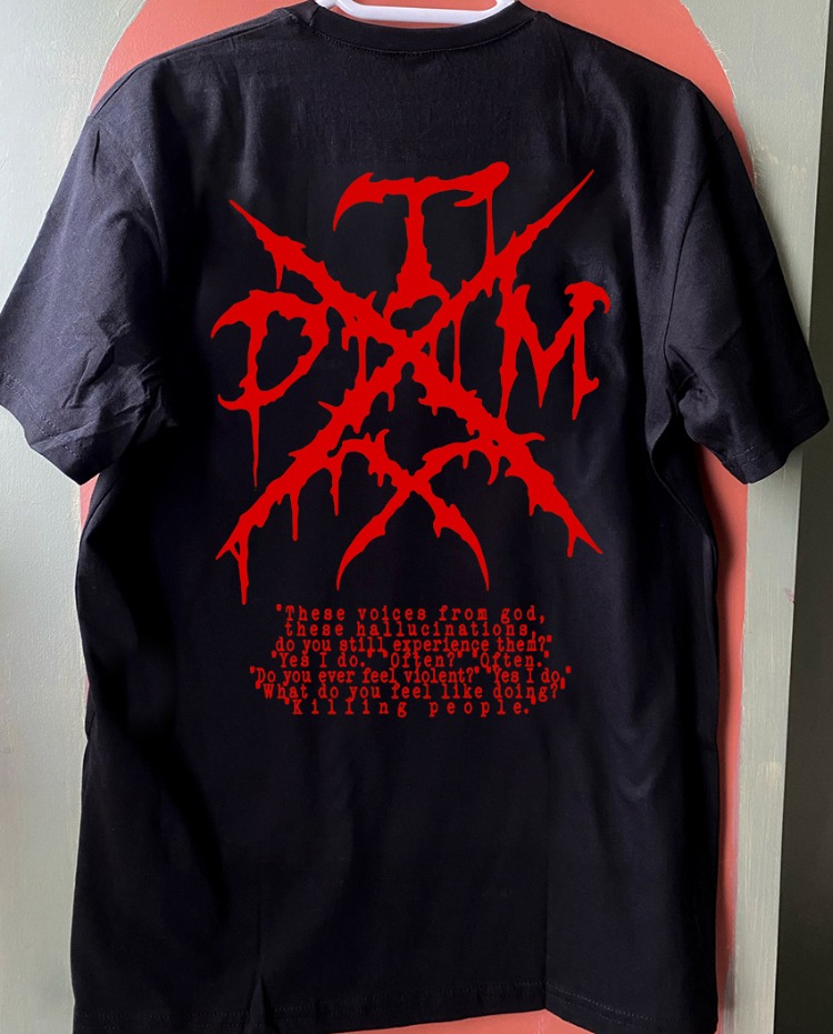 Devourment - TXDM (Kırmızı Baskı) - Tshirt (Arka baskı opsiyonel) (Brutal Death, Slam)
