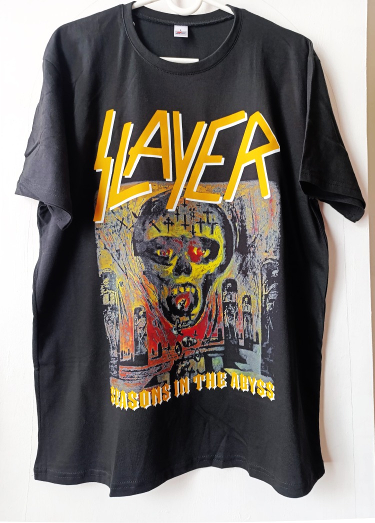 Slayer - Seasons in the Abyss - Siyah Tshirt (Thrash Metal, Death Metal)