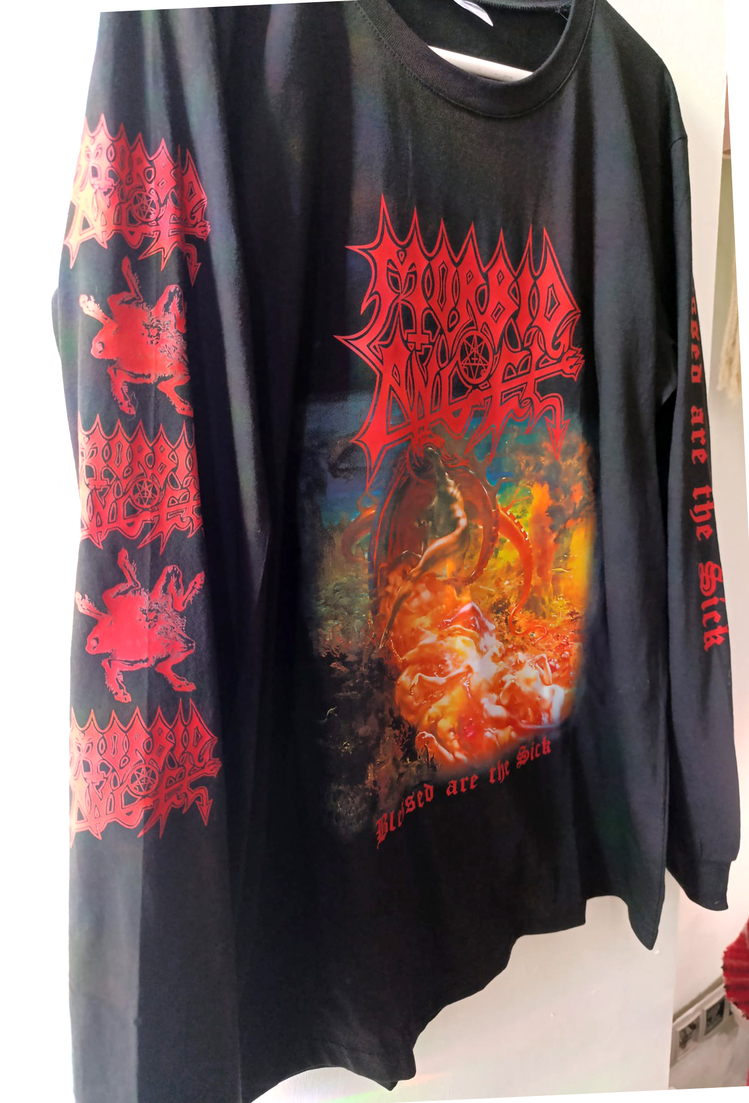 Morbid Angel - Blessed Are the Sick - UZUN KOLLU Tshirt #MorbidAngel #Death #metal #tshirt