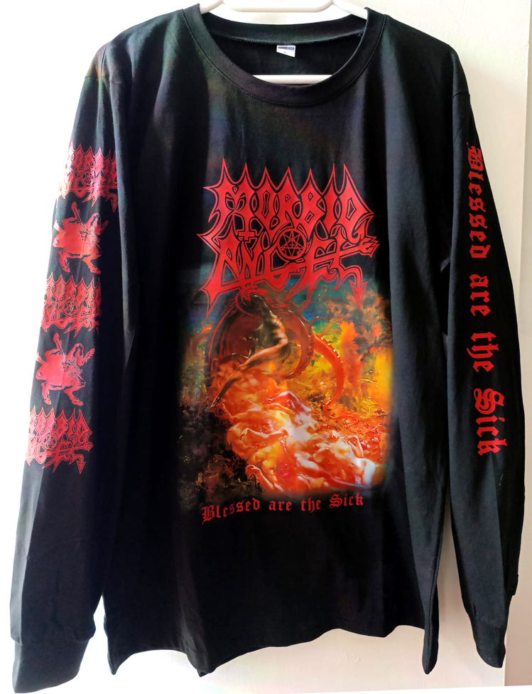 Morbid Angel - Blessed Are the Sick - UZUN KOLLU Tshirt #MorbidAngel #Death #metal #tshirt