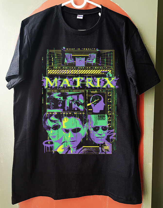 Matrix - Film - Tshirt (Film, Bilim Kurgu)