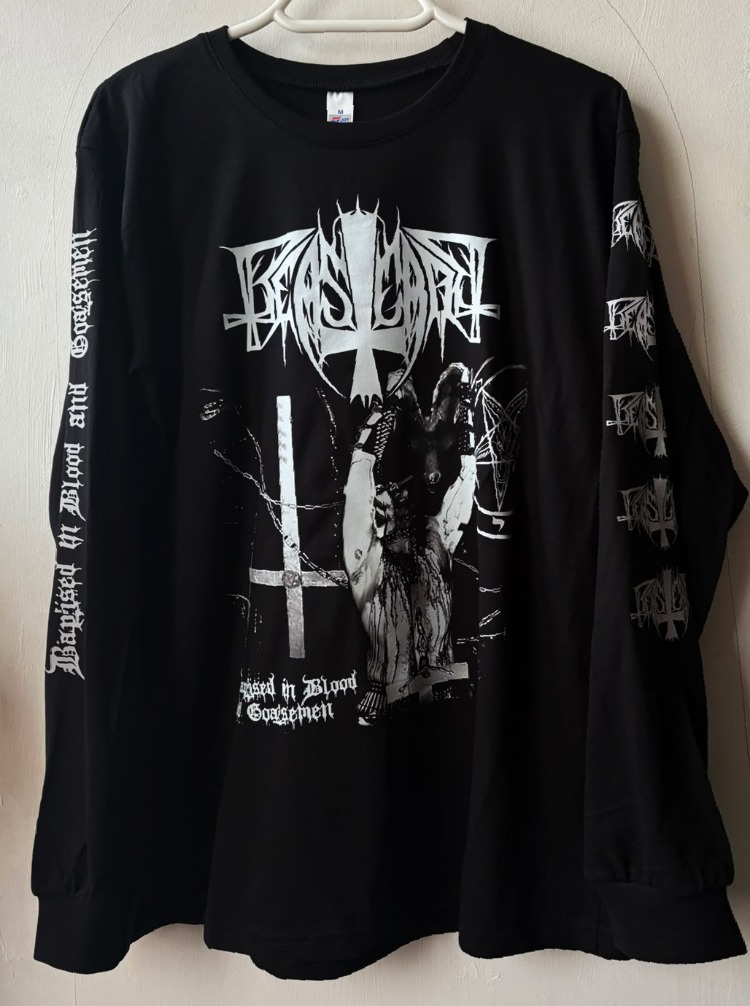 Beastcraft – Baptised in Blood and Goatsemen - Uzun Kollu Tshirt (Arka baskı ops.) (Black Metal)