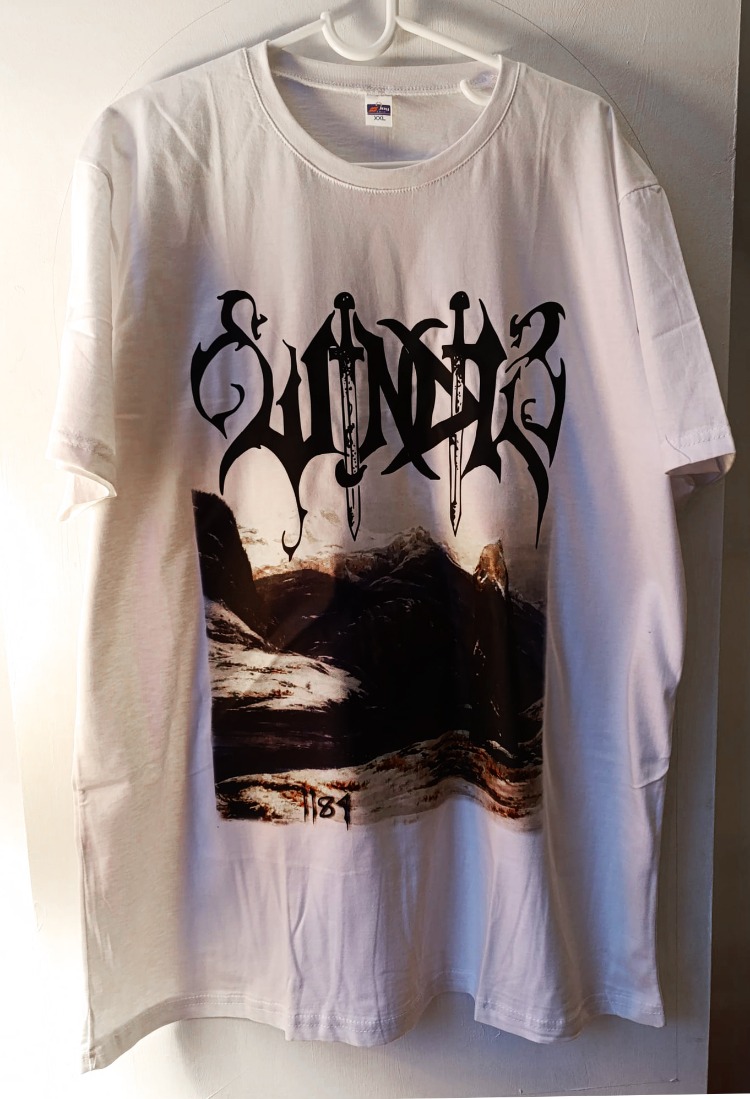 Windir - 1184 -  Beyaz Tshirt (Black Metal)